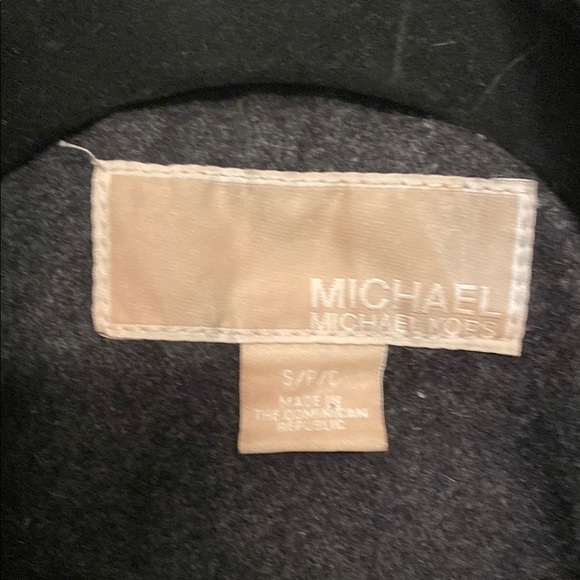 MICHAEL Michael Kors Gray Peacoat Double-Breasted Wool - Picture 2 of 4
